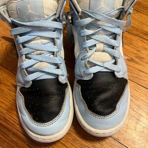 Nike Kids Sky Blue and Black Sneakers